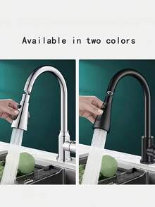 1个厨房水龙头喷头替换件，720°旋转，三功能下拉式喷头，G1/2接头，厨房用品，厨房配件，厨房工具 - 彩色 - 查看 10