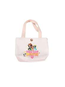 THE POWERPUFF GIRLS Minimalist Flying Policewoman Canvas Tote Bag Simple Canvas Bag Portable Fabric Storage Bag Fashion Small Wallet Daily Casual Lipstick Data Cable Storage Bag Canvas Tote Bag For Women Wallet Mini Wallet Purse Wallet Travel Wallet Coin Wallet