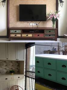 10pcs Black Shell Metal Pull Handle, Semicircle Drawer Pulls Cabinet Hardware