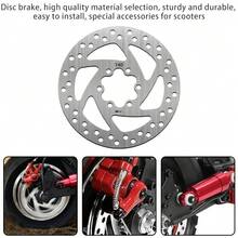140mm 刹车盘适用于 Ninebot F20 F30 F40、KUGOO M4、电动滑板车、1 个刹车盘 + 6 个螺丝、140mm 盘式制动器、不锈钢盘