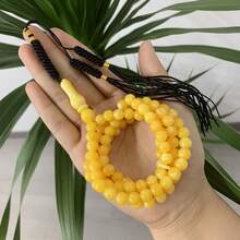 8mm High Quality Synthetic Amber/45 Beads Islamic Prayer Beads, Muslim Rosary - Beaded Bracelet - View 5