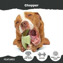 Barkbox Super Chewer Tough Dog Chew Toys For Aggressive Chewers, Dental Stimulating (Chopper - Large) - Chopper - Large - View 4