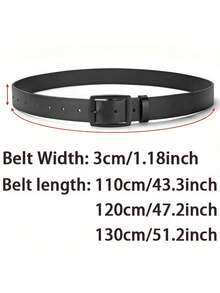 2 件装新款时尚奢华男士皮带 PU 皮带金属针扣高品质名牌设计师腰带牛仔裤女士腰带加大码