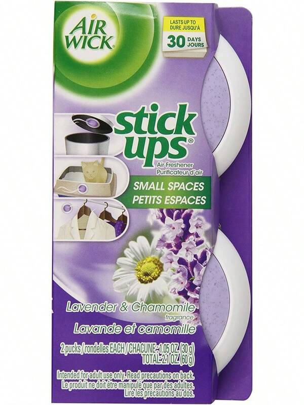 Wick Stick Ups Freshener, Lavender & Chamomile, 2ct