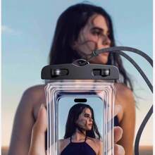 Wasserdichte Handytasche mit hochempfindlichem Touchscreen, Luftpolster, wasserdichter Versiegelung, geeignet zum Schwimmen, für Unterwasserfotografie und Rafting