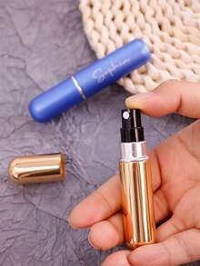 LICVIC Custom Name Perfume Bottle,Personalized Travel Perfume Bottle Refillable,Customized Mini Perfume Bottle,Customizable Bridal Party Gifts,Birthday Gifts,Bridesmaid Gifts,Multifunctional,Travel,Portable,Liquid Bottle,Suitable For Men,Women,Besties,Girlfriends,Boyfriends,Colleagues,Exquisite,Unique GiftsChristmas Beauty Accessories