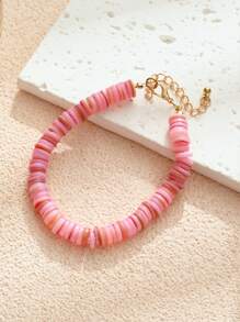1/2/3/6/9pcs Multi-Color Natural Shell Asymmetrical Stone Sea Star Necklace Bracelet Set, Suitable For Women Spring/Summer Daily, Beach, Holiday & Casual Wear