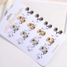 12pcs/Pack Wholesale U-Shaped Hijab Clip Muslim Women Scarf Fixing Brooch Headscarf Pearl Pin Hijab Accessories