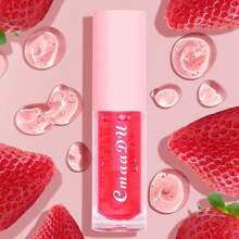 CmaaDu 1pcs Fruit Moisturizing Color Change Lip Gloss Lasting Waterproof Lipstick Non-Stick Cup Does Not Fade