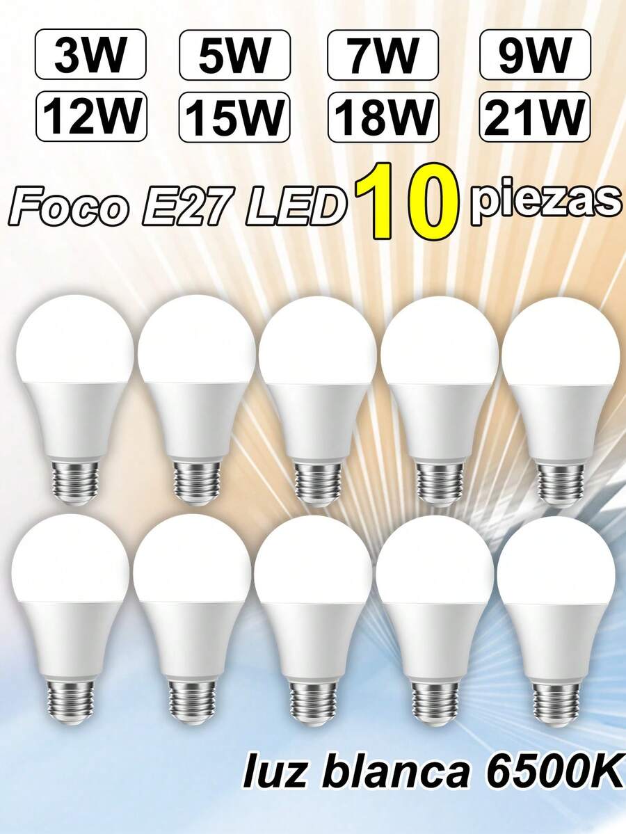 LED Bulbs - 10 Pieces - View 1