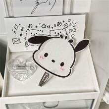 Sanrio Sanrio Cute Cartoon Sticky Hooks Featuring Characters Like Hello Kitty, Cinnamoroll, Kuromi, My Melody, And Pompom Purin, No-Drill Daily Home Decor Hooks, Perfect For Hanging Bath Towels, Hand Towels, Bags, Kitchen Tools, And Key Storage, Suitable For Living Room, Kitchen, Bathroom, Bedroom, Office Accessories