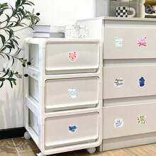 50 张西班牙励志涂鸦、极简主义字母装饰贴纸，适用于文具、剪贴簿、计划簿墙面装饰墙贴房间装饰墙贴趣味贴纸个性化贴纸剪贴簿用品 - 彩色 - 查看 7