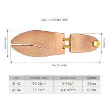 Wood Men's Shoe Stretcher Shoe Trees Shape Wood Pair Of UK 8-10