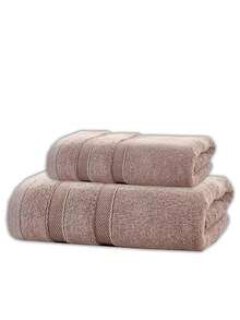 1 Peça Toalha de Rosto/Banho de Fibra de Bambu Macia e Absorvente, , Secagem Rápida, Adequada para Adultos, Homens e Mulheres, Toalhas de Banho para Uso Doméstico, Salão de Beleza, Hotel, Esportes, Essenciais Domésticos, Cuidados com a Pele - Multicolorido - Visão 11