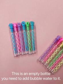 10/20/36pcs Colorful Mini Bubble Wands, Transparent Bubble Blower Sticks, Outdoor Friends Gathering Party Supplies, Small Gift (Random Style & Color)