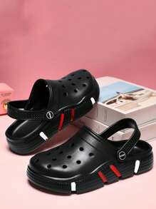 1 Paar atmungsaktive, rutschfeste Herren Sandalen, Neuestes Design 2025, Straßenmode Stil, Lässig Outdoor Strandlatschen, bequem und weich für den täglichen Gebrauch drinnen