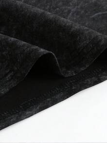 Teenage Boys' Bold Graphic T-Shirt, Inspirational Short Sleeve Print, Street Style, Retro - Black - View 5