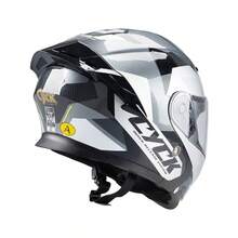 CYCKING Motorcycle Full Face Helmet Dual Visor Helmets For Adult Men And Women With Smoked Sunshield DOT Approved Quick Release Buckle Four Season Removable Washable - Black - View 11