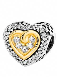 1 PC Fashionable 925 Sterling Silver Sparkling Angel Of Love Pendant Beads Charm Suitable For Bracelets DIY Women's Jewelry, School Supplies For Students College Essentials Checklist