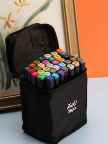 双头马克笔套装，适用于动漫绘画和艺术，12/24/36/48/60/80 支马克笔、素描笔、水彩笔、节日和圣诞节礼物、祝福、学校用品、返校