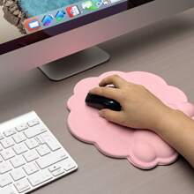 2pcs Cloud Shaped Wrist Rest Mouse Pad - Ergonomic Desk Computer Office Gaming Home Mouse Wrist Pillow, PU Foam Soft Support To Relieve Pain, Suitable For Home Office Computer