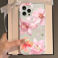 [ Floral Case]  Transparent Floral Pattern Design Full Wrap Shockproof Phone Case| Compatible With  17 PROMAX, 17 PLUS, 17PRO, 17,16 PROMAX, 16PLUS, 16PRO, 16,  15 PROMAX, 15PLUS, 15PRO, 15, 14PROMAX, 14PLUS, 14PRO, 14, 13PROMAX, 13PRO, 13, 12PROMAX, 12PRO, 12, 11PROMAX, 11PRO, 11, XSMAX, XR, X, XS, 7PLUS, 8PLUS, 7, 8, SEGIF-FOR-YOU - Kiểu 1 (1 cái) - Xem 7