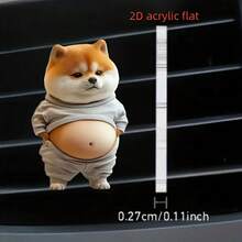 可爱小猫汽车空调出风口扩散器 亚克力汽车出风口装饰夹 配两片香薰片 无味+随机香味 汽车清新剂 汽车内饰 - 均碼 - 查看 6