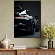 1pc Black & White Vintage Car Poster, High-Quality Image, Elegant Wall Art, Modern Decor Style, Retro Canvas Painting, Creative Poster, Suitable For Living Room And Bedroom Decor, Perfect Gift For Holidays, Also Fits Home And Office Corridors. - Multicolor - View 10