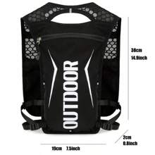 Running Vest Backpack Phone Holder , Reflective Vest For Men And Women,Lightweight Running Hydration Vest Phone Pouch, Durable Running Cycling Camel Hydration Backpack(Without Bladder)