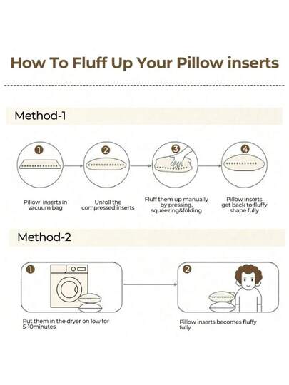 CNZB 1pc Wit ative Kussen Moderne Polyester Fiber Rectangle High Elastic Core Lumbar Pad, Convenient Home, Office, Camping, Bedding, Inserts, Pillows Bed view 5