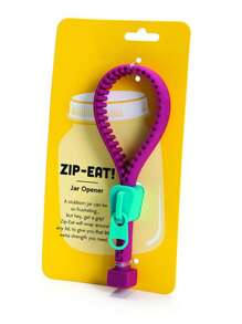 1 pièce Ouvre-bouteille en silicone créatif avec fermeture éclair, ouvre-boîte/ouvre-bocal multifonction antidérapant
