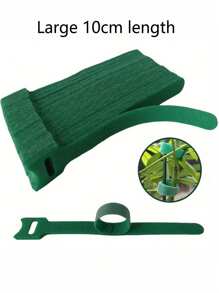 100 pezzi di fascette per piante regolabili antiscivolo, fascette per cavi, chiusure a strappo, legacci per corone natalizie, cinture a chiusura a strappo, adatte per piante rampicanti, supporto e applicazioni di giardinaggio, strumenti per la manutenzione del giardino