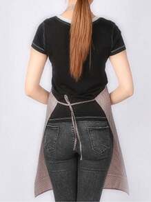 1pc Bunny Pattern Neck Hanging Apron For Home Kitchen Restaurant Dining