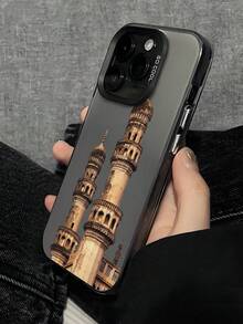 1 件磨砂柔软触感防震相机保护手机壳，适用于 11、12、13、14、15、16 Pro Max、X、XS、XR、16e、15 Plus，也兼容三星 Galaxy A03、Galaxy、OPPO、Realme、Vivo、Redmi、Infinix、Honor X50i - 灰色 - 查看 2