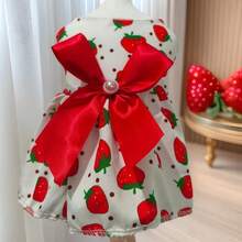 1 件套亮色宠物连体衣，适合狗狗、猫咪和小狗 - 紅色 - 查看 8