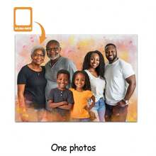 1 Stück, geliebte Menschen zu Fotos hinzufügen, Familienporträts aus Fotos erstellen, personalisierte Foto-Collagen, personalisiertes Muttertagsgeschenk, Gedenkgeschenk für Mutter und Vater, Geschenk