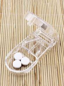 1 件紧凑型便携式药丸收纳盒，带隔板 - 防水、多用途矩形塑料药丸盒，适用于维生素和药物，适合家庭和旅行使用，钱包大小 - 彩色 - 查看 5