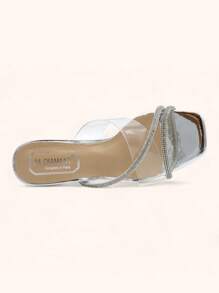 Fashionable Transparent Strap Sandals With Sequins Stylish Sandals Summer Sandals For Women