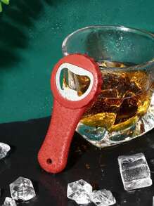 1/2/3 pièces Ouvre-bouteille bord vague de couleur aléatoire, ouvre-bouteille de bière, de vin et de jus compact et portable, petit outil pratique de cuisine et de restaurant