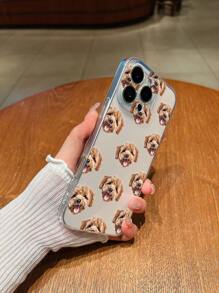 1 Stück personalisierter Tier Hund Kopf Design, transparente TPU Silikon Handy Schutzhülle, erfüllt individuelle Kundenwünsche, kompatibel mit iPhone 16 Pro Max/16 Pro/15 Pro Max/14 Pro Max/13 Pro Max 13 Pro/15 Pro, /A05/A04/A11/A24/A25/A26/A33/A12/A13/A14/A15/A52/A54/A55/S23 Ultra/S24 Ultra/A52S/13C/A15, Honor X6A/X7B/X8B/X6, SAM, Redmi, witzige Individualisierung, geeignet für den täglichen Gebrauch oder als Jahrestags-Geschenk