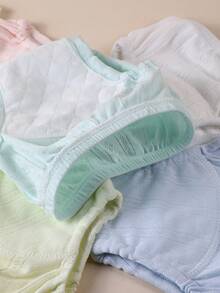 3 件套新生儿如厕训练裤，透气舒适，适合夏季，柔软吸水，可重复使用，可洗内裤，用于如厕训练，防漏，适合男婴和女婴 - 彩色 - 查看 6