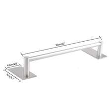 XNHHWBathroom Towel Bar Towel Holder Strong 3M Self Adhesive Hand Towel Holder Wall Mounted Stainless Steel Towel Rack For Bathroom Kitchen Dish Cloths Hanger Brushed Nickel 12'' 5ml3 - Silver - View 2