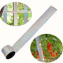 1 Roll Double-Sided Bird Repellent Tape, High Brightness Fruit Tree Deterrent Ribbon Laser Tape - As Shown - View 7
