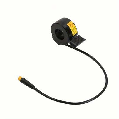 Universal Daumen-Gashebel für Elektrofahrräder 130X Daumen-Gashebel, geeignet für Elektrofahrräder/Roller mit 3-Pol-Anschluss, Zubehör für Kugoo G2 Pro Kick Scooter Beschleunigungsgashebel