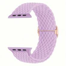 Bande de montre compatible avec boucle solo élastique tressée 38 mm 40 mm 41 mm 42 mm 44 mm 45 mm 46 mm 49 mm pour femmes et hommes, bracelet en nylon élastique Starlight compatible avec Ultra 2 Série 10 9 8 7 6 SE 5 4 3 2 1 comme cadeau pour les étudiants retournant à l'école