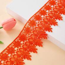 1 Yard Venetian Lace Trim, Available In White, Red, Black, Beige, Brown, Gold, Yellow, Gray, Navy Blue, Blue, Green, Purple, Tan And Dark Brown, Suitable For Sewing Crafts And Clothing Decoration - Multicolor - View 22