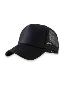 3pcs/1pc Kids' Fashionable Solid Color Versatile Mesh Breathable Trucker Hat, Suitable For Daily Outings, Outdoor, Back To School, Gift - Multicolor - View 7