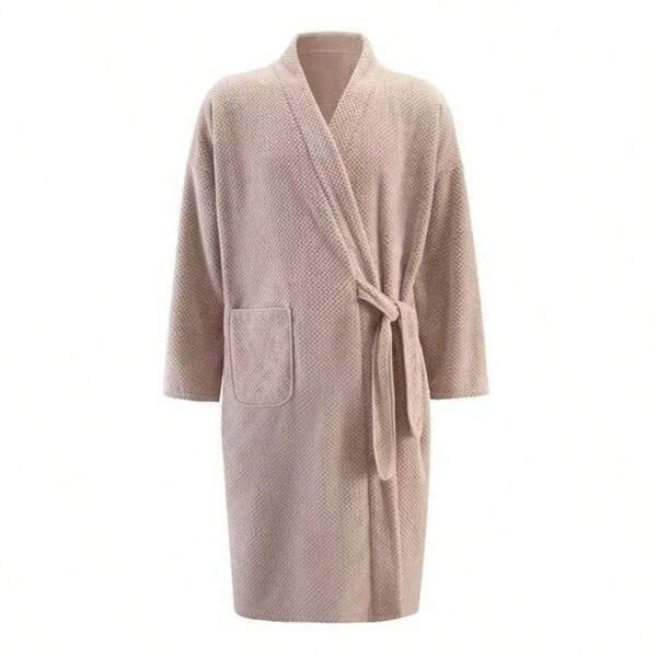 Four Seasons Universal Bath Towel, Bathrobe, Bath Skirt Long Sleeve Adult Absorbent, Cute Quick Dry Home Bathrobe Couples Long Bathrobe Back To School
