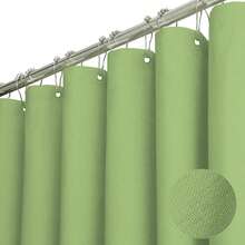 1pc Linen-Like Shower Curtain, 230g/M² Heavy Duty Washable Fabric Shower Curtain Set, Bathroom Hotel Bath Tub Thick Fabric Curtain, Valentines, Mother's Day, Wedding Holiday Home Decor, Includes 12 Metal Hooks Room Decor Bathroom Accessories Back To School - Multicolor - View 39