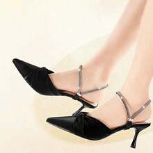 女士高跟防滑鞋带，弹性免系带鞋带，多色